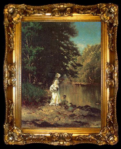 framed  Parton, Ernest Anna Parton, ta009-2